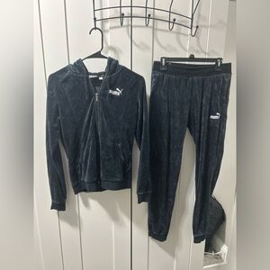 PUMA velour tracksuit set